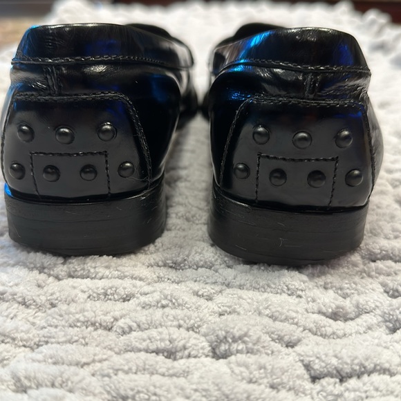TOD’S Black Leather Penny Loafer Slip On Driving Shoe - Women’s Size EU 38.5 - Picture 5 of 9